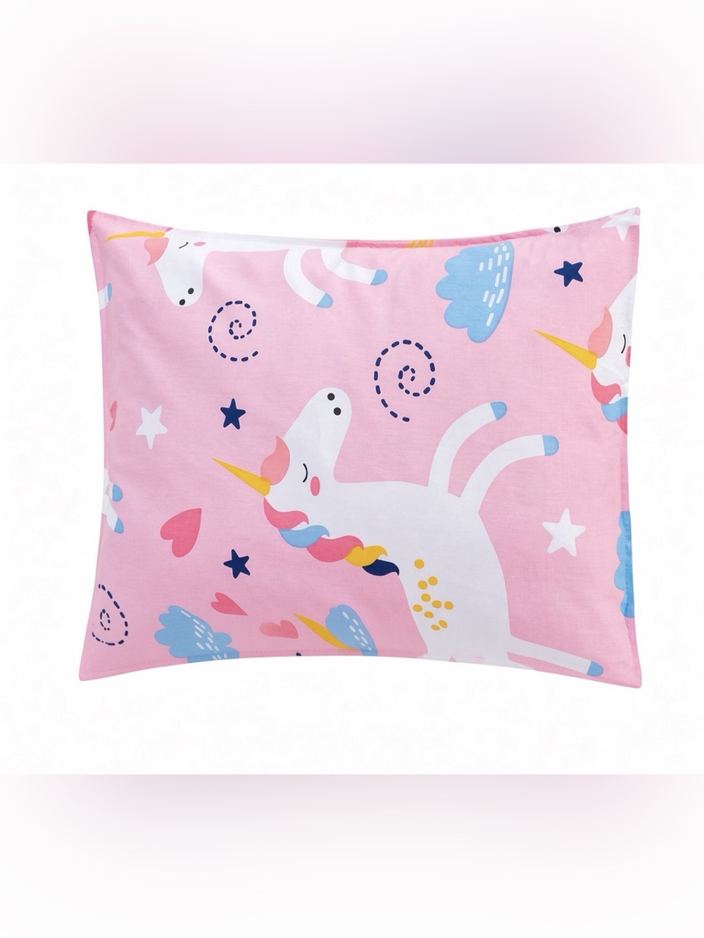Cottonblue Kids Toddler Pillow with Organic Cotton Pillowcase 14x19 inches